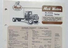 Chasis rígido Mack RL400LS CA49 Cummins VB-210 6x2