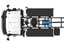 Chasis rígido DAF XB 120 FA 12t Electric