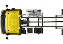 Chasis rígido DAF XB 190 FA 10t