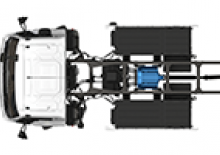 Chasis rígido DAF XB 190 FA 16t Electric