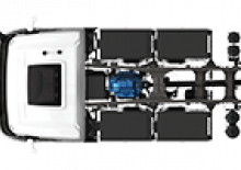 Chasis rígido DAF XD 220 FAN Electric