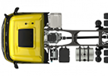 Chasis rígido DAF XFC 410 FA