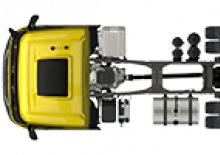 Chasis rígido DAF XFC 410 FAT