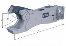 Cizallas para chatarra / acero FRD VR-15ER-2 
