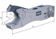Cizallas para chatarra / acero FRD VR-200ER-3