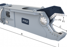 Cizallas para chatarra / acero FRD VR-20ER 