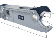 Cizallas para chatarra / acero FRD VR-40ER-3