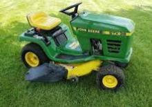 Cortacéspedes y tractores de jardín John Deere STX38 Yellow Deck