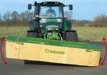 cortadoras frontales, discos sin acondirionadores Krone EasyCut F 360 M