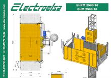 Elevadores Industriales Electroelsa EHPM 2500/10