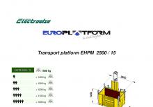Elevadores Industriales Electroelsa EHPM 2500/15