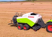 Empacadoras gigantes + de alta presión Claas Quadrant 3300 RF