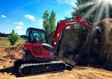 Excavadoras de orugas Yanmar ViO82 