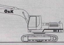 Excavadoras de orugas O&K RH 8