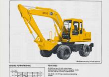 Excavadoras hidráulicas  de ruedas John Deere Construction 495D