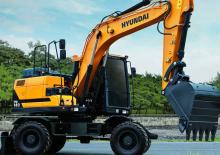 Excavadoras hidráulicas  de ruedas Hyundai HW140