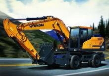 Excavadoras hidráulicas  de ruedas Hyundai HW210