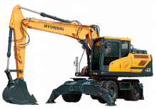 Excavadoras hidráulicas  de ruedas Hyundai HW180