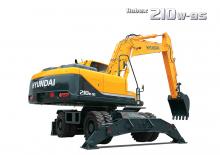 Excavadoras hidráulicas  de ruedas Hyundai R210W-9S