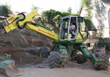 Excavadoras  sobre patines Menzi M545
