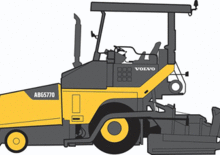 Extendedoras asfálticas  de ruedas Volvo ABG5770