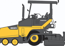 Extendedoras asfálticas  de ruedas Volvo ABG5870