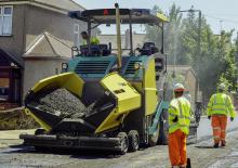 Extendedoras asfálticas  de ruedas Ammann AFW 700-3