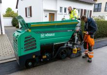 Extendedoras asfálticas  de ruedas Vögele Mini 502