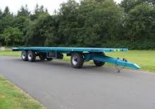 Flat bed trailers Rolland RP 12006 LSP
