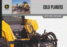 Fresadoras de caminos John Deere Construction CP24