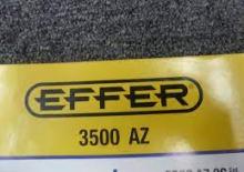 Grúas de carga hidráulicas Effer 3.500 AZ 2S