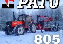 Grúas de carga  para madera Patu 805 A