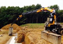 Grúas de carga hidráulicas Effer 455 8S