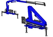 Grúas de carga hidráulicas Amco Veba 803N-2 S