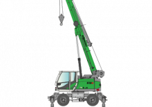 Grúas móviles - Pluma telescópica Sennebogen 613E