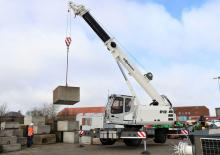 Grúas móviles - Pluma telescópica Sennebogen 643E