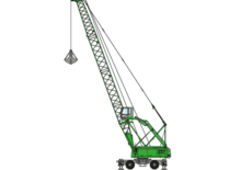 Grúas móviles - Pluma de celosía Sennebogen 680 HMC