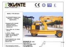 Grúas móviles industriales Rigante GR 150 EL