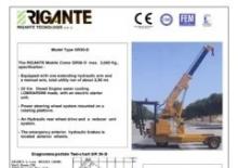 Grúas móviles industriales Rigante GR 30