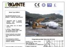 Grúas móviles industriales Rigante GR 50 EL