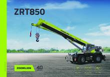 Grúas  RT Zoomlion ZRT850