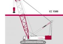 Grúas sobre orugas - Pluma de celosía Terex-Demag CC 1500