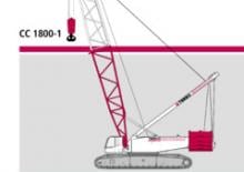 Grúas sobre orugas - Pluma de celosía Terex-Demag CC 1800-1