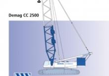 Grúas sobre orugas - Pluma de celosía Terex-Demag CC 2500