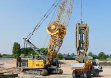 Grúas sobre orugas - Pluma de celosía Liebherr HS 8130.1