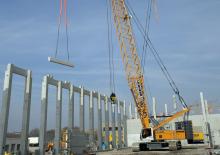 Grúas sobre orugas - Pluma de celosía Liebherr LR 1200.1 
