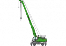 Grúas sobre orugas - Pluma telescópica Sennebogen 624E