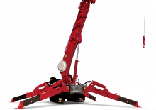 Grúas sobre orugas - Pluma telescópica UNIC URW-806-3