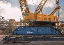 Grúas sobre orugas - Pluma de celosía Demag CC 8800-1