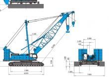 Grúas sobre orugas - Pluma de celosía Kobelco CKE2500G